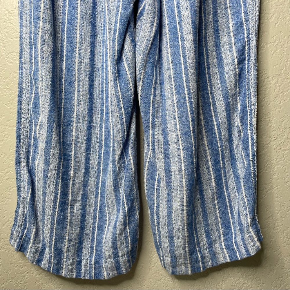 Briggs Wide Leg Striped Linen Pants Cozy Beach Inspired Coastal - Picture 8 of 10